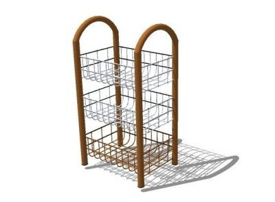 Fruits et légumes panier modèle sketchup
