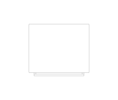 Wall Oven CAD Block. Free DWG AutoCAD Imperial drawing available to download