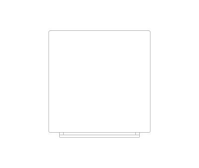 Standard 24in Dishwasher CAD Block. Free DWG AutoCAD Imperial drawing available to download