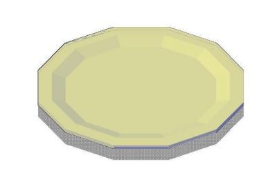 Dinner Plate 3D dwg 