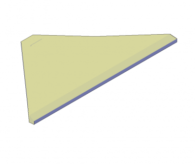 Bloc 3D DWG de serviette
