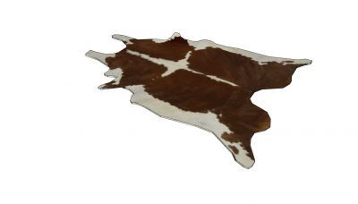 Tapete de pele de vaca Sketchup model