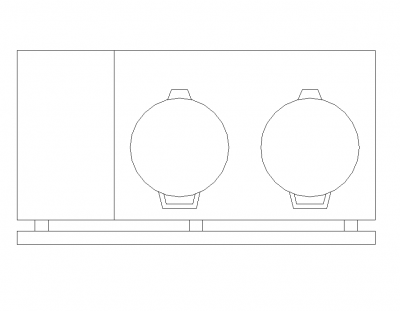 Plan AGA Cuisinière dwg