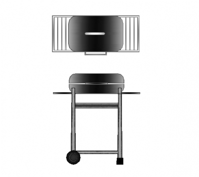 BBQ Grill 2D dwg