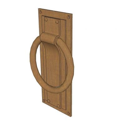 ドアノッカーSketchupモデル