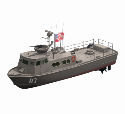 Armada patrullera modelo 3d max
