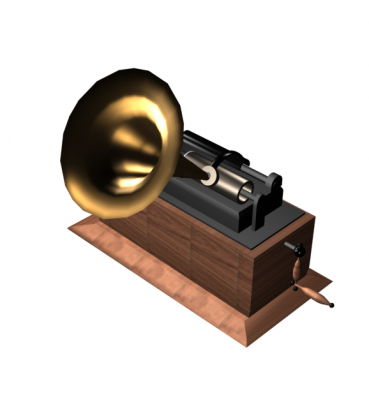 Modelo 3DS Max Gramophone