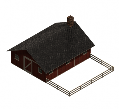 3ds max pocilga modelo