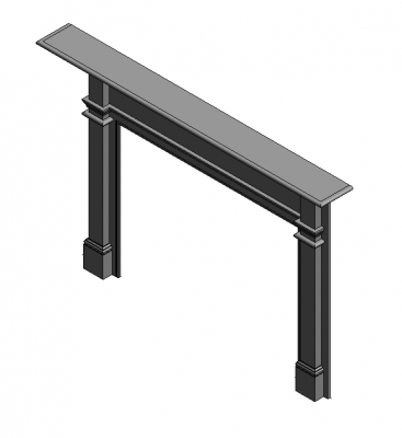 Pièce de manteau grecque famille Revit