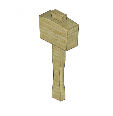 Maillet en bois modèle SKP