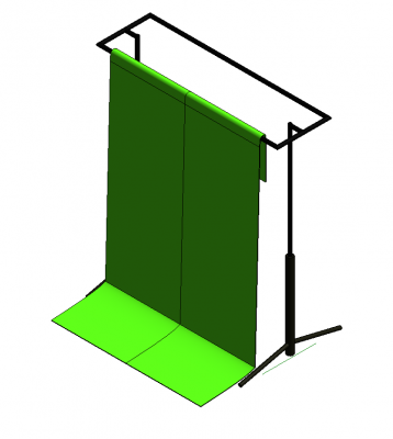 Modèle Revit écran vert.