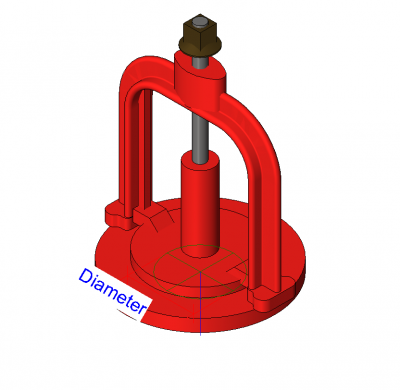 Vanne à boue modèle Revit