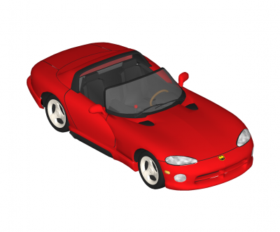 Modèle Dodge Viper Sketchup