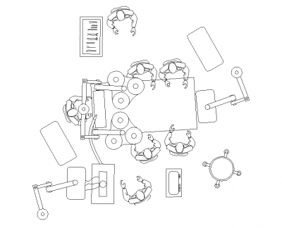 Teatro Operacional CAD dwg