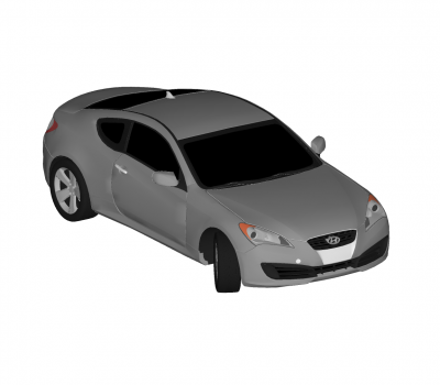 Hyundai genesis coupe Sketchup model