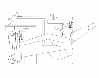 Dentist Chair elevation dwg 