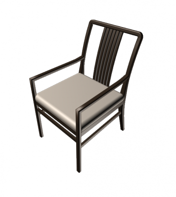 Salle à manger chaise de salle modèle 3DS Max