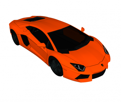 Modèle de Lamborghini Aventador Sketchup