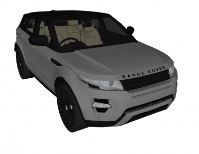 Range Rover Evoque Sketchup model 