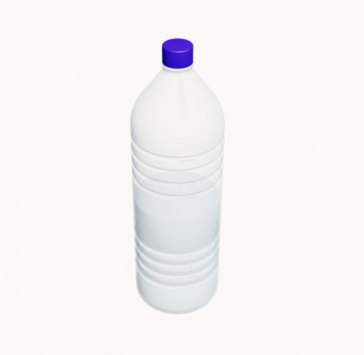 Garrafa de água modelo 3ds max