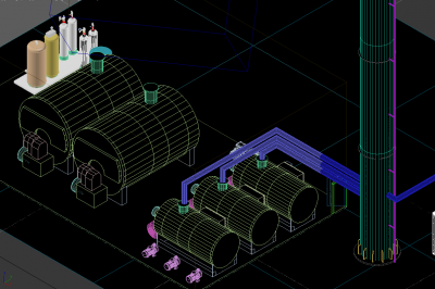 Modelo da máquina de caldeira modelo 3DS Max