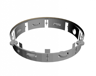 Tambourin modèle 3DS max