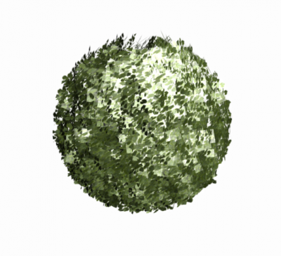 Modèle 3DS max plante à billes