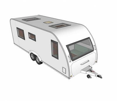 Twin axle caravan SKP