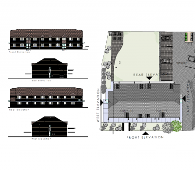手頃な価格の住宅計画CAD dwgs