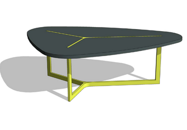 Mesa de jantar italiana contemporânea