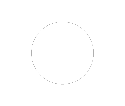 Side Table Circular CAD Block. Free DWG AutoCAD Imperial drawing available to download