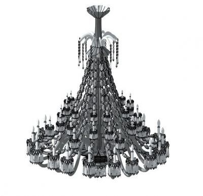 Modelo de esboço de lustre de vidro