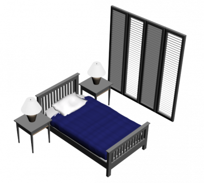 Modelos de design de quarto 3D
