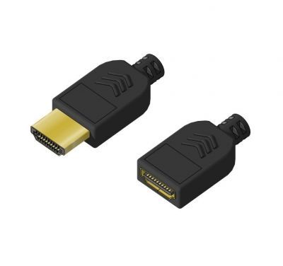 HDMIコネクタオス＆メススケッチアップモデル