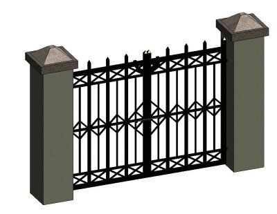 Main Gate Revit Family