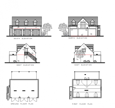 Garage conception dessin CAO