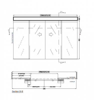 Curtain walling dwg file 