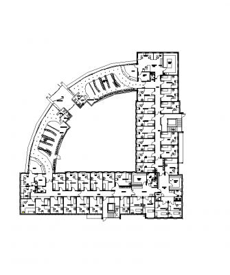 la conception de la mise en page de l'hôpital