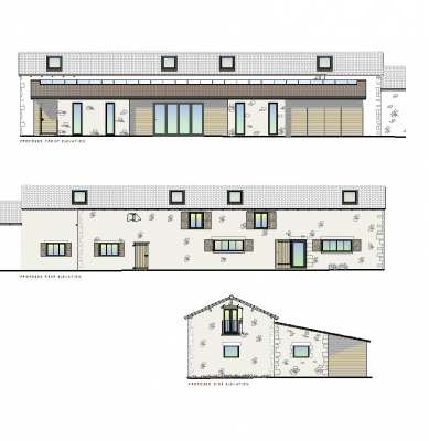 Barn Erweiterung Design CAD-Datei