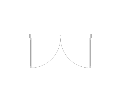 French Double Door 6ft CAD Block. Free DWG AutoCAD Imperial drawing available to download