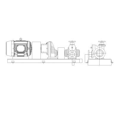 Bomba de combustível portátil com motor dwg