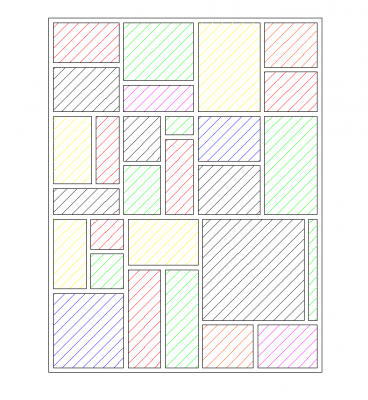 Hauteur de la vitre vitrée dwg