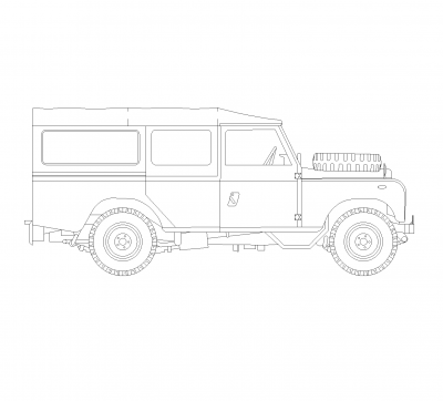 ランドローバーディフェンダーLWB DWGブロック