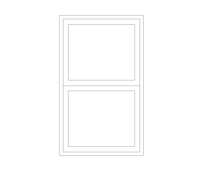 Casement Window Elevation View CAD Block. Free DWG AutoCAD Imperial drawing available to download