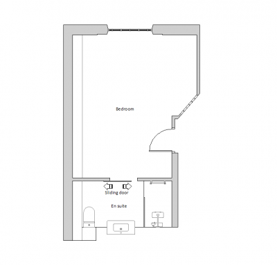 Chambre des maîtres et aménagement de l'appartement ensuite