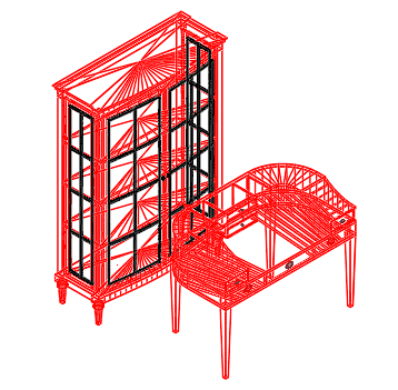 Furniture 3d dwg