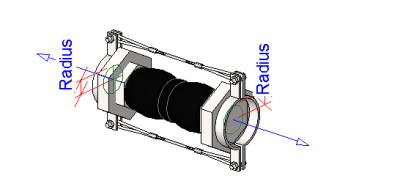 Joint de dilatation en caoutchouc Metraflex Doubleunion Joint de dilatation en caoutchouc Revit