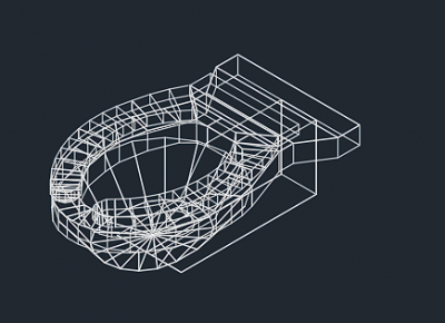Bathroom Toilet 3d dwg