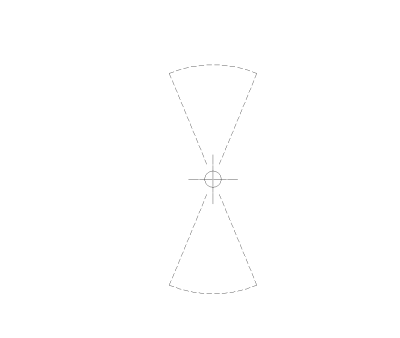 Landscape Lighting Symbol CAD Block. Free DWG AutoCAD Imperial drawing available to download
