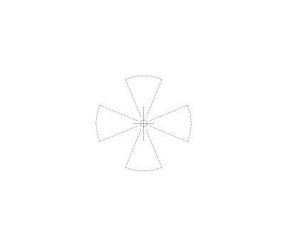 Flood Light Symbol CAD Block. Free DWG AutoCAD Imperial drawing available to download